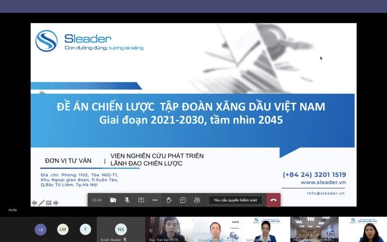 Khởi động Dự án “Tư vấn xây dựng chiến lược phát triển Tập đoàn Xăng dầu Việt Nam giai đoạn 2021 -2030, tầm nhìn đến năm 2045”