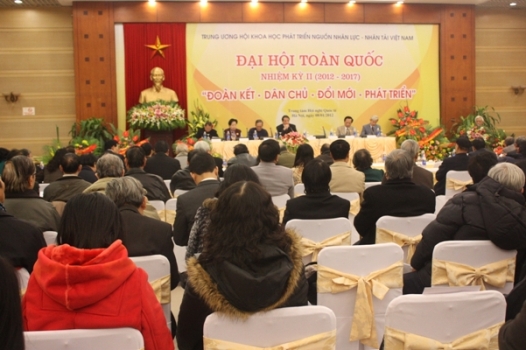 Đại hội toàn quốc Trung ương Hội khoa học phát triển nguồn nhân lực - nhân tài Việt Nam nhiệm kỳ II 